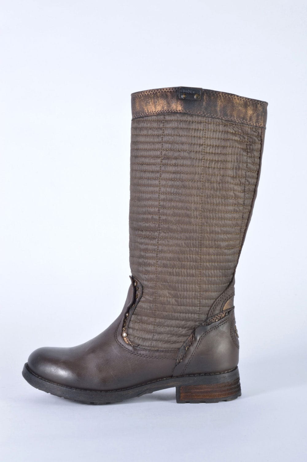 BUNKER Tall Brown Boots beautycollection.gr